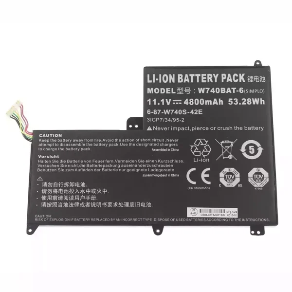 Batería Para Laptop CLEVO 3ICP7/34/95-2