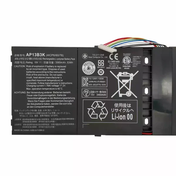 Batería Para Laptop ACER AP13B3K - Imagen 3