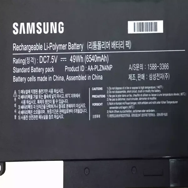 Batería Para Laptop SAMSUNG XE700T1C-G01DE,XE770T1C-G02CH - Imagen 2