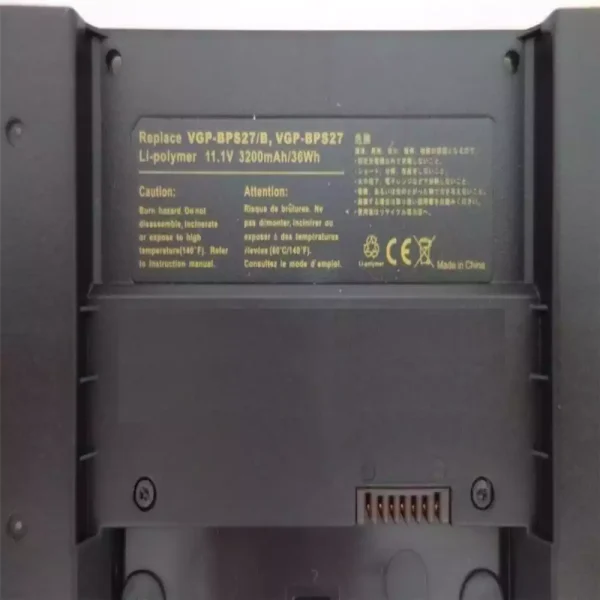 Batería de repuesto para laptop SONY VAIO VPCZ21,VPCZ212,VPCZ213,VPCZ214,VPCZ215,VPCZ216 - Imagen 3
