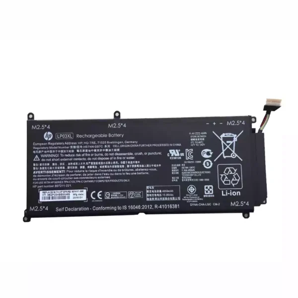 Batería Para Laptop HP TPN-C121,TPN-C122,TPN-C124