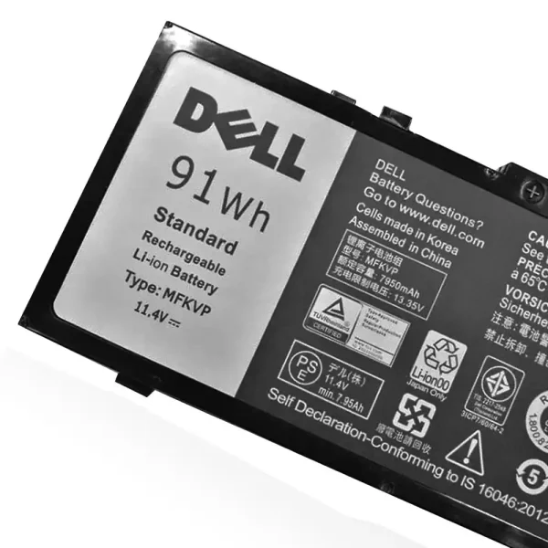 Batería Para Laptop DELL MFKVP - Imagen 3