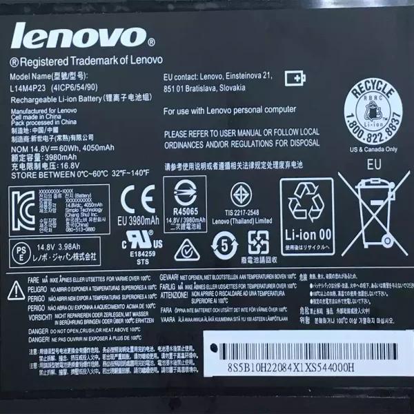 Batería Para Laptop LENOVO L14M4P23 - Imagen 3