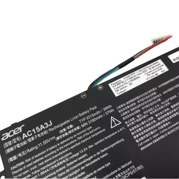 Batería Para Laptop ACER AC15A3J - Imagen 3