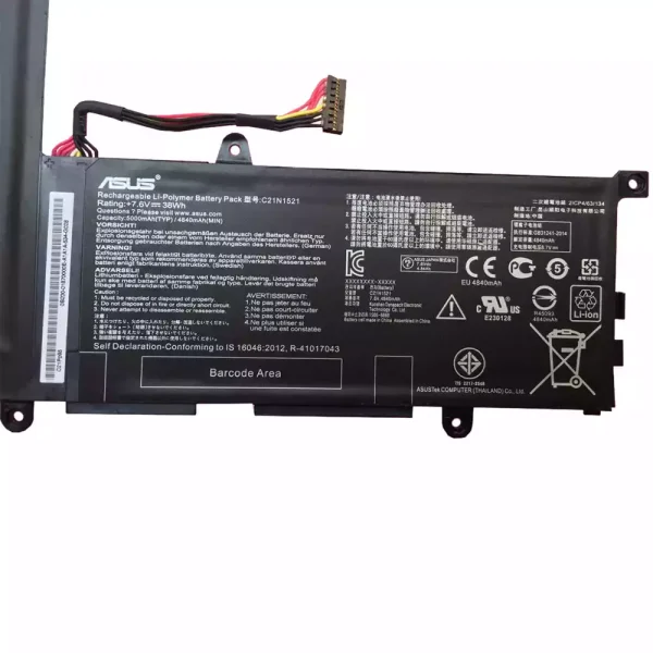 Batería Para Laptop ASUS C21N1521 - Imagen 3