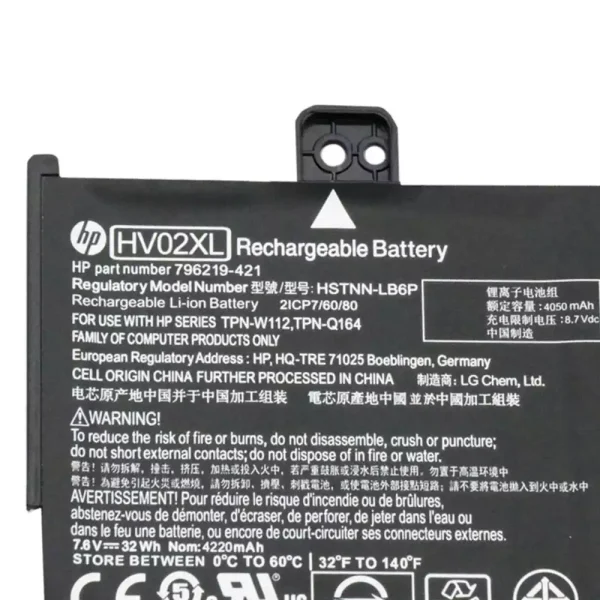 Batería Para Laptop HP TPN-W112 - Imagen 3