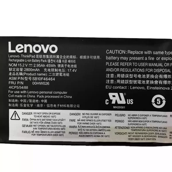 Batería Para Laptop LENOVO ThinkPad Yoga 260 - Imagen 3