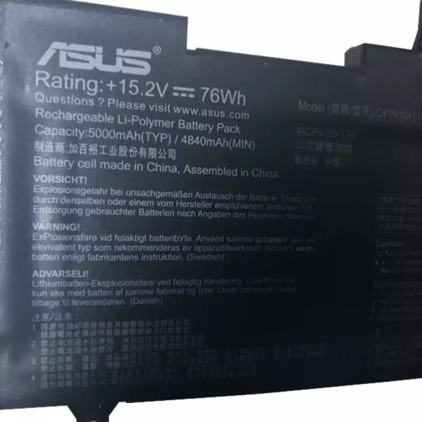 Batería Para Laptop ASUS C41N1541 - Imagen 3
