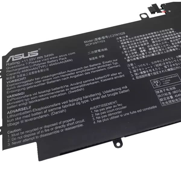 Batería Para Laptop ASUS C31N1528 - Imagen 3