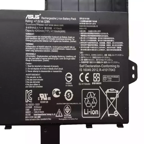 Batería Para Laptop ASUS B21N1506 - Imagen 3