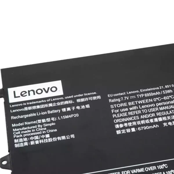 Batería Para Laptop LENOVO L15M4P20 - Imagen 3
