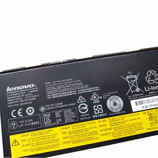 Batería Para Laptop LENOVO ThinkPad P70 - Imagen 3
