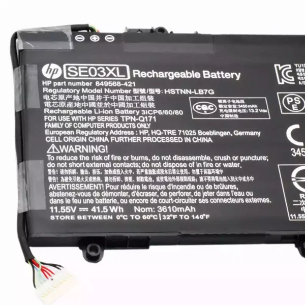 Batería Para Laptop HP TPN-Q171 - Imagen 3