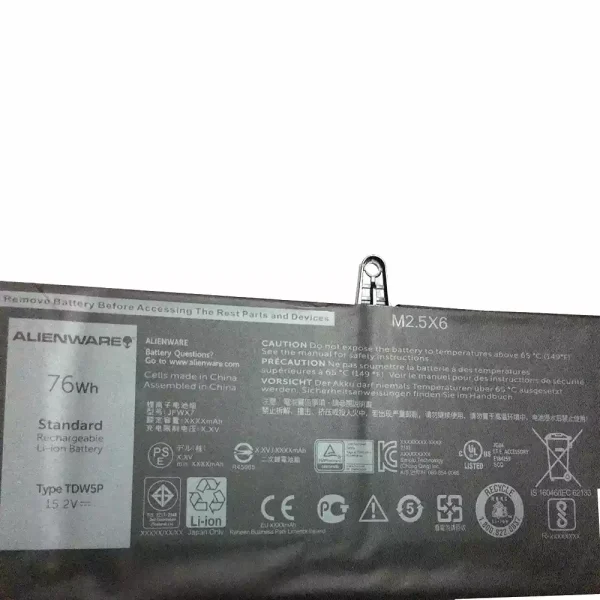 Batería Para Laptop DELL Alienware 13 R3 - Imagen 3