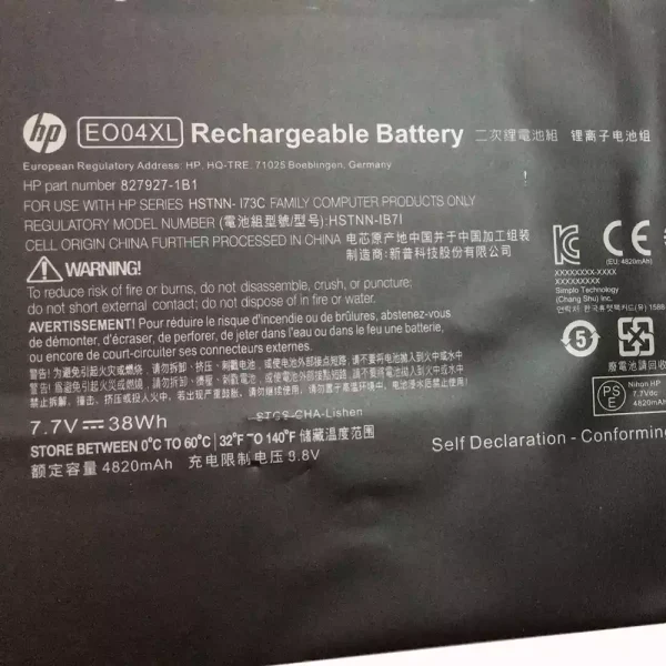 Batería Para Laptop HP HSTNN-IB71 - Imagen 3