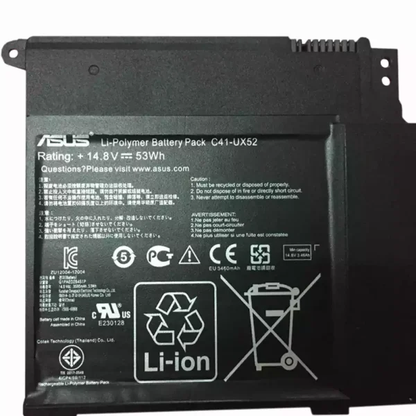 Batería Para Laptop ASUS ZenBook UX52VS - Imagen 3