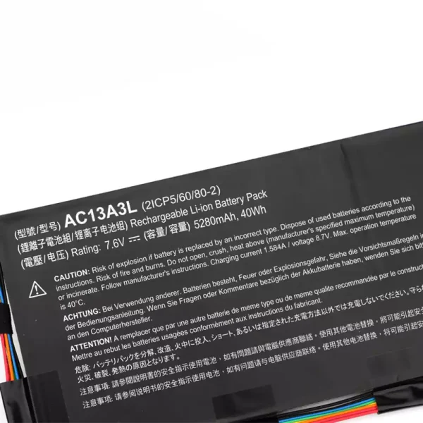 Batería Para Laptop ACER AC13A3L - Imagen 3