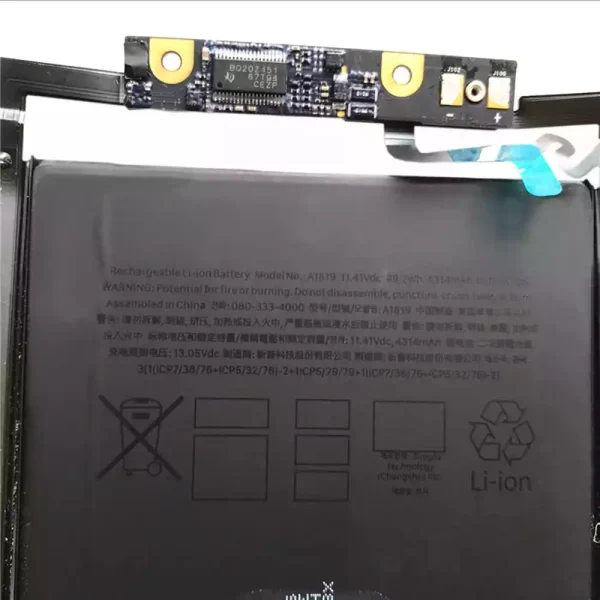 Batería Para Laptop MacBook A1819 - Imagen 3