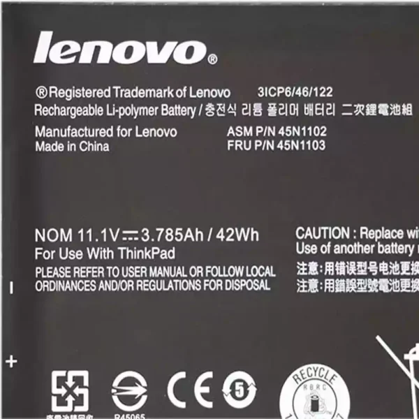 Batería Para Laptop LENOVO ThinkPad X1 Helix - Imagen 3