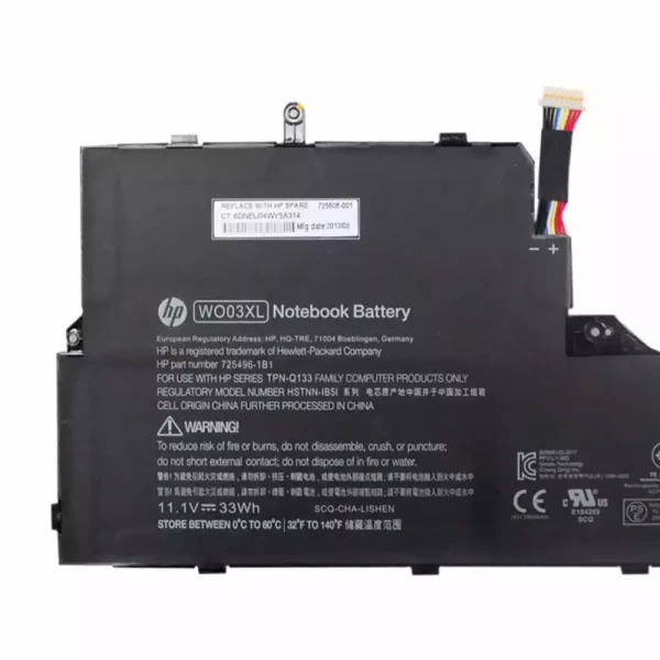 Batería Para Laptop HP WO03XL - Imagen 3