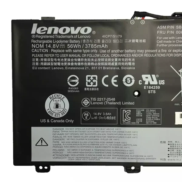 Batería Para Laptop LENOVO ThinkPad S3 Yoga 14 - Imagen 3