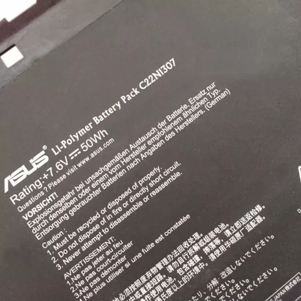 Batería Para Laptop ASUS C22N1307 - Imagen 3