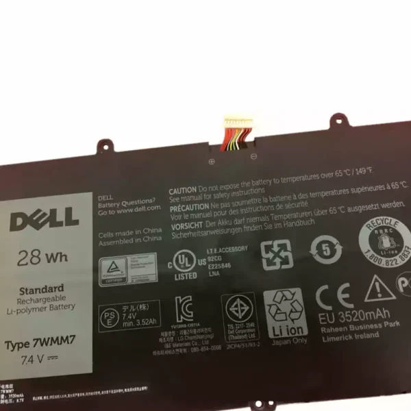 Batería Para Laptop DELL 7WMM7 - Imagen 3