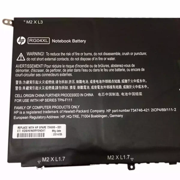 Batería Para Laptop HP Spectre 13-3000，Spectre 13t-3000 - Imagen 3