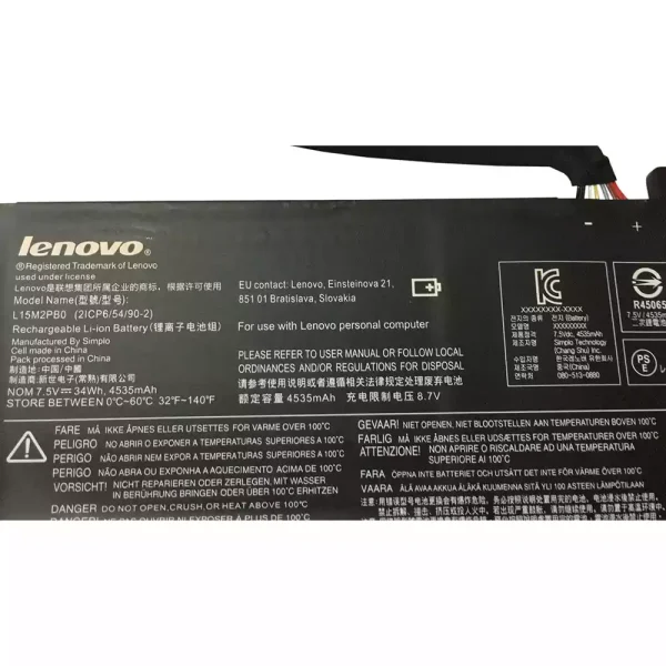 Batería Para Laptop LENOVO L15M2PB0,L15C2PB0 - Imagen 3