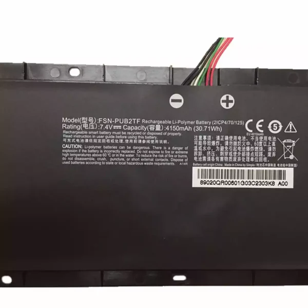 Batería Para Laptop TONGFANG U49F,U49F1,U49F2,U410 - Imagen 3