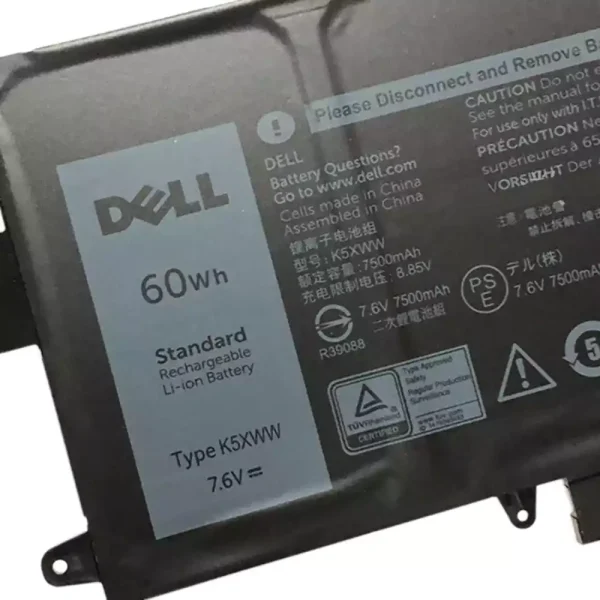 Batería Para Laptop DELL K5XWW - Imagen 3