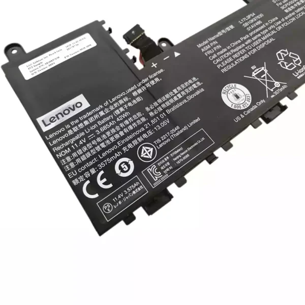 Batería Para Laptop Lenovo L17L3P54,01AV486,SB10K97630 - Imagen 3
