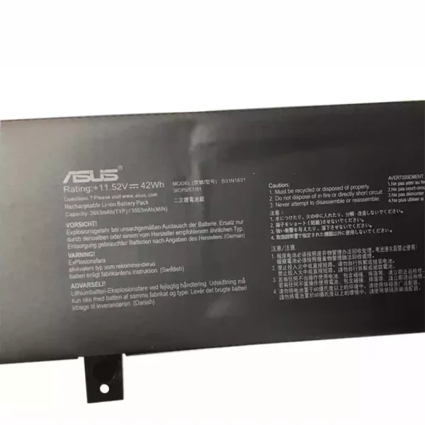 Batería Para Laptop ASUS B31N1631 - Imagen 3