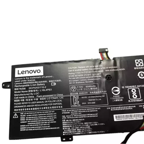 Batería Para Laptop LENOVO L16L4PB3,L16C4PB3 - Imagen 3