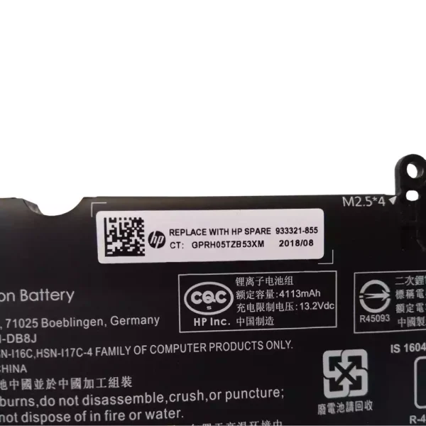 Batería Para Laptop HP ZBOOK 14U G5 - Imagen 3