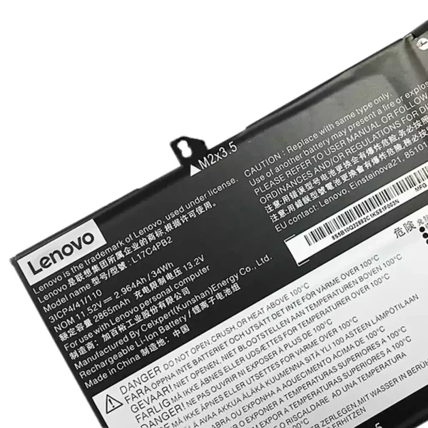 Batería Para Laptop LENOVO L17C4PB2,L17M4PB2 - Imagen 3