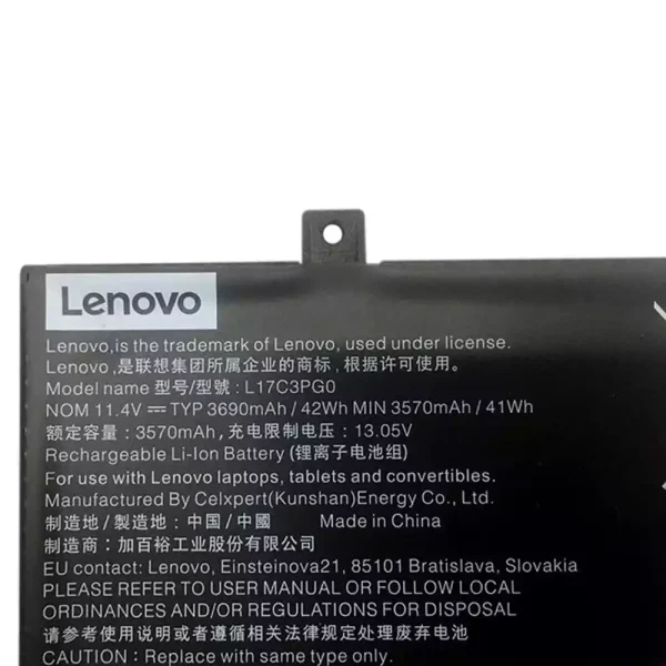 Batería Para Laptop LENOVO L17C3PG0,5B10Q38232 - Imagen 3