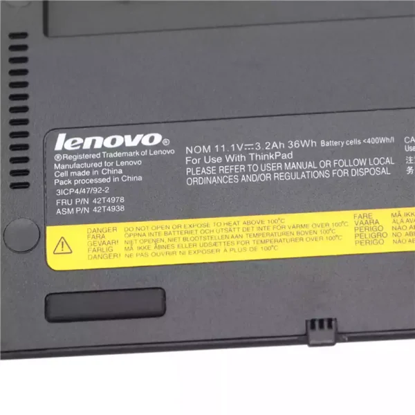 Batería Para Laptop LENOVO Thinkpad X1,0A36279 - Imagen 3