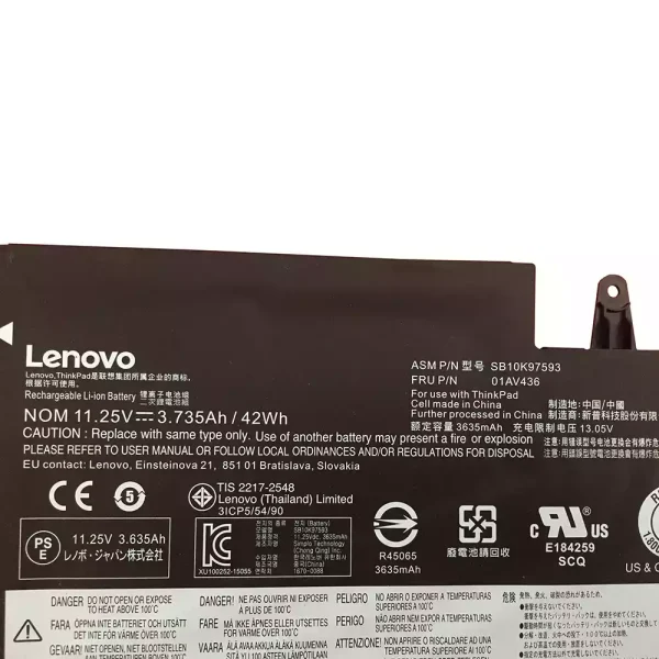 Batería Para Laptop LENOVO ThinkPad 13 Gen 2 - Imagen 3