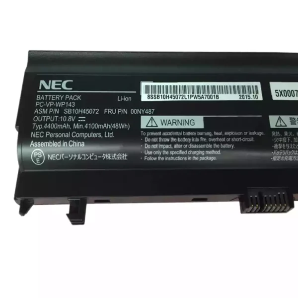 Batería Para Laptop NEC SB10H45072,00NY487 - Imagen 3