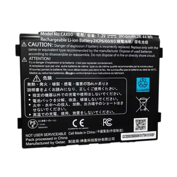 Batería Para Laptop Getac CAX00,CAXOO