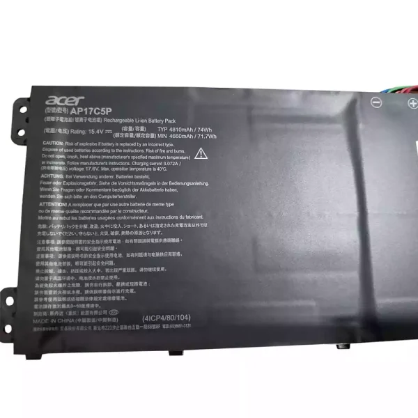 Batería Para Laptop ACER AP17C5P - Imagen 2