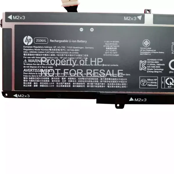 Batería Para Laptop HP ZG06XL - Imagen 3
