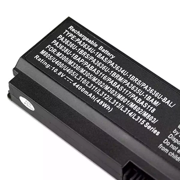 Batería Para Laptop TOSHIBA PABAS116,PABAS117,PABAS118 - Imagen 3