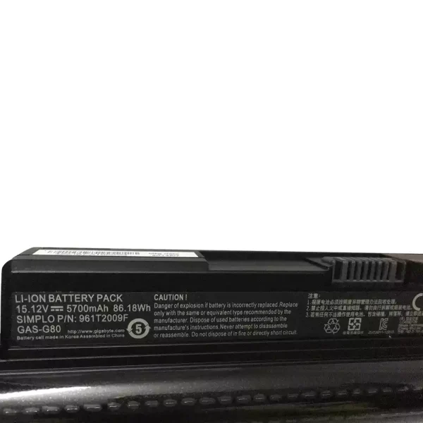 Batería Para Laptop GIGABYTE 961T2009F - Imagen 4