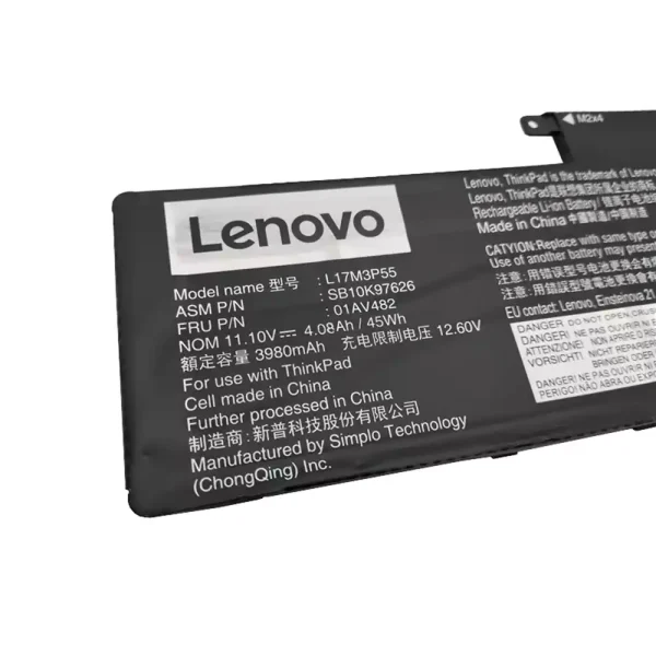 Batería Para Laptop LENOVO ThinkPad L380 - Imagen 3