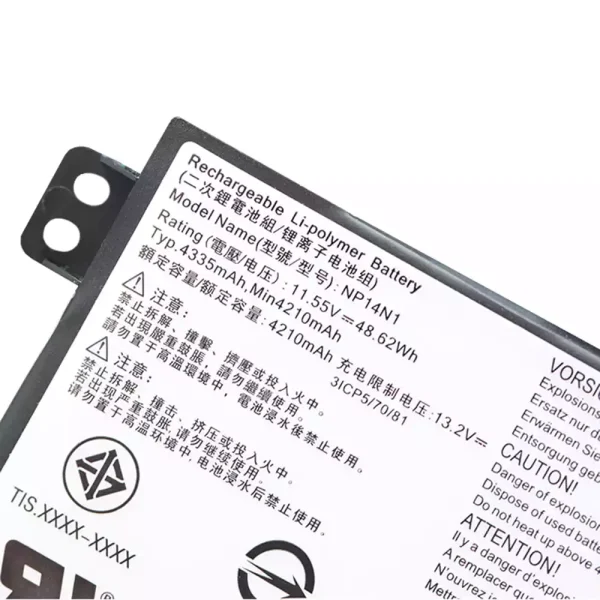 Batería Para Laptop GETAC NP14N1 - Imagen 2