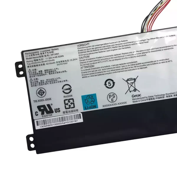 Batería Para Laptop GETAC NP14N1 - Imagen 3