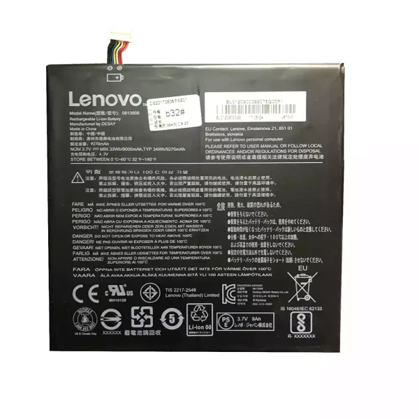 Batería Para Laptop LENOVO 0813008