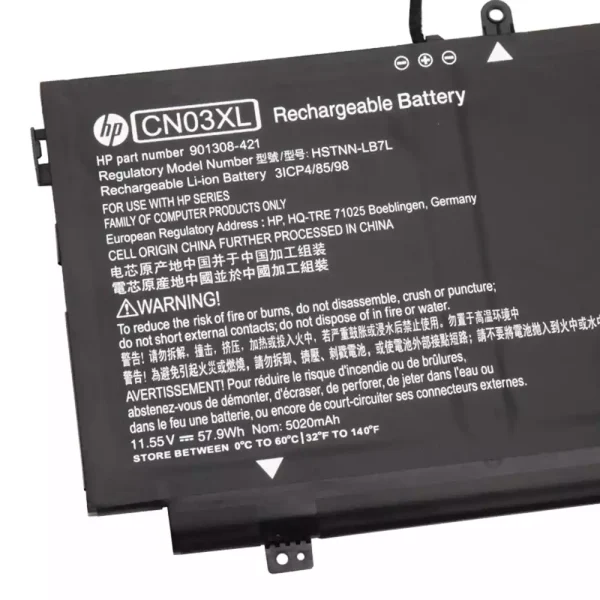 Batería Para Laptop HP CN03XL - Imagen 3